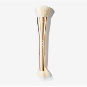 ICONIC London Dual-Ended Gold Makeup Brush